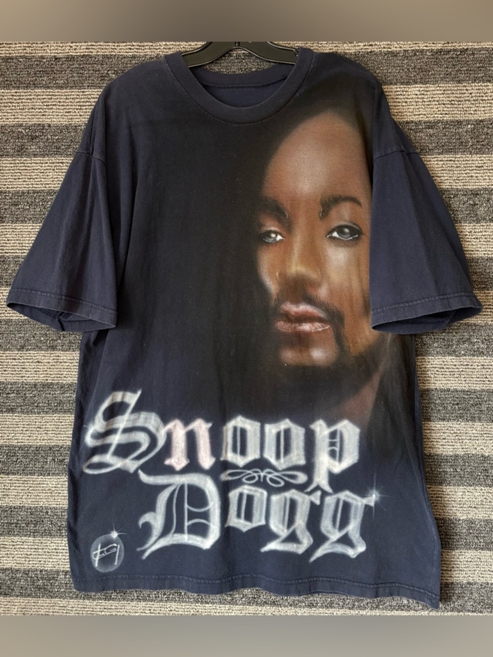 Vintage 90’s Snoop Dogg Air Brush Jumbo Graphic Rap Tee T-Shirt XL EUC